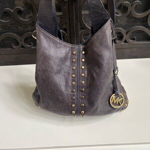 Michael Kors Astor Uptown Studded Large Hobo Bag
